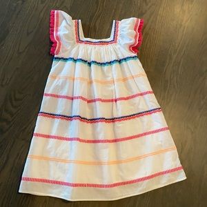 Cat & Jack Fringe Sleeve Little Girls Dress